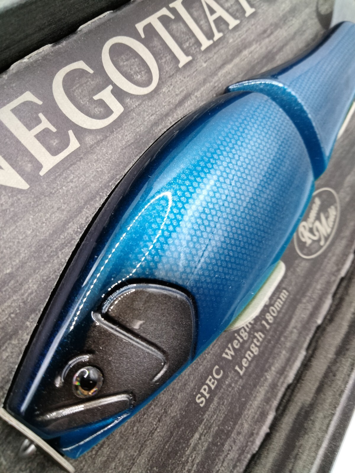 LIMITED Roman Made Negotiator from Japan Glide wood swimbait rare lure NIP HTF 9 - Image 8