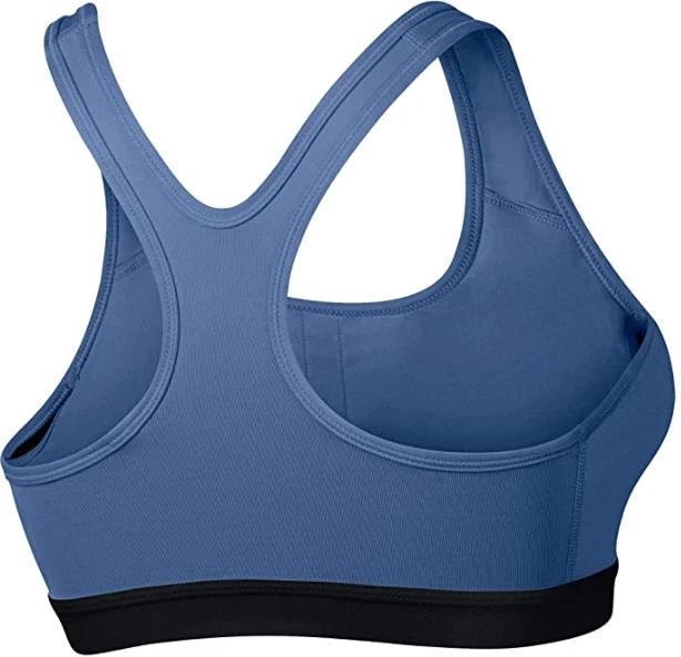 NEW NIKE [M] Women's DRI-FIT Padded Sports/Yoga/Pickleball Bra-Indigo 823312-458 - Image 2 of 2