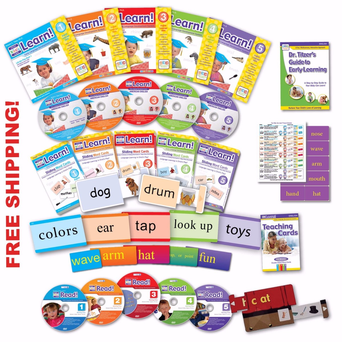 Your Baby Can Read 英語教材　未使用 Your Baby Can Read Deluxe Kit NEW ENGLISH Reading System DVD