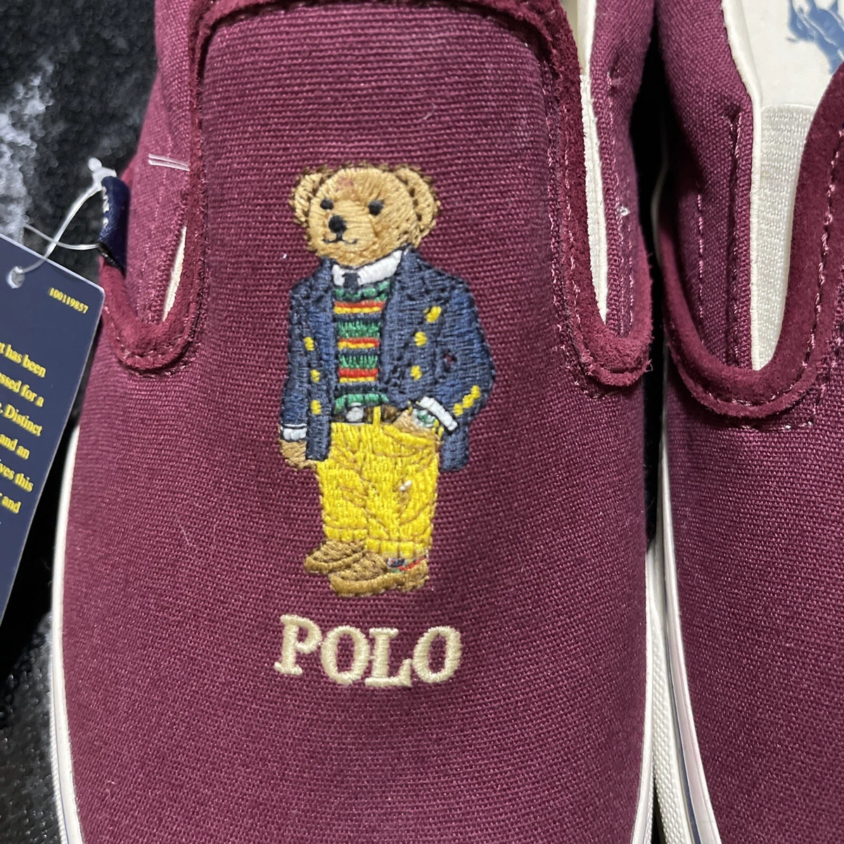 Men's polo shop bear shoes
