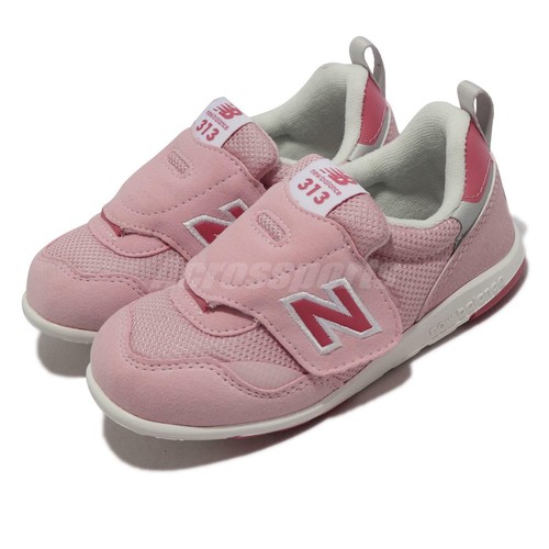 New Balance 313 Wide NB Pink Silver White Strap Toddler Infant Casual  IT313FPN-W | eBay