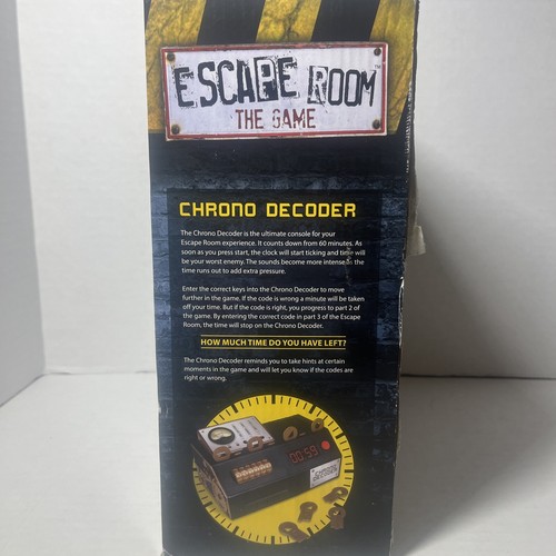 Escape Room The Game 4 Thrilling Escape Rooms with Chrono Decoder OPEN BOX - Picture 4 of 5