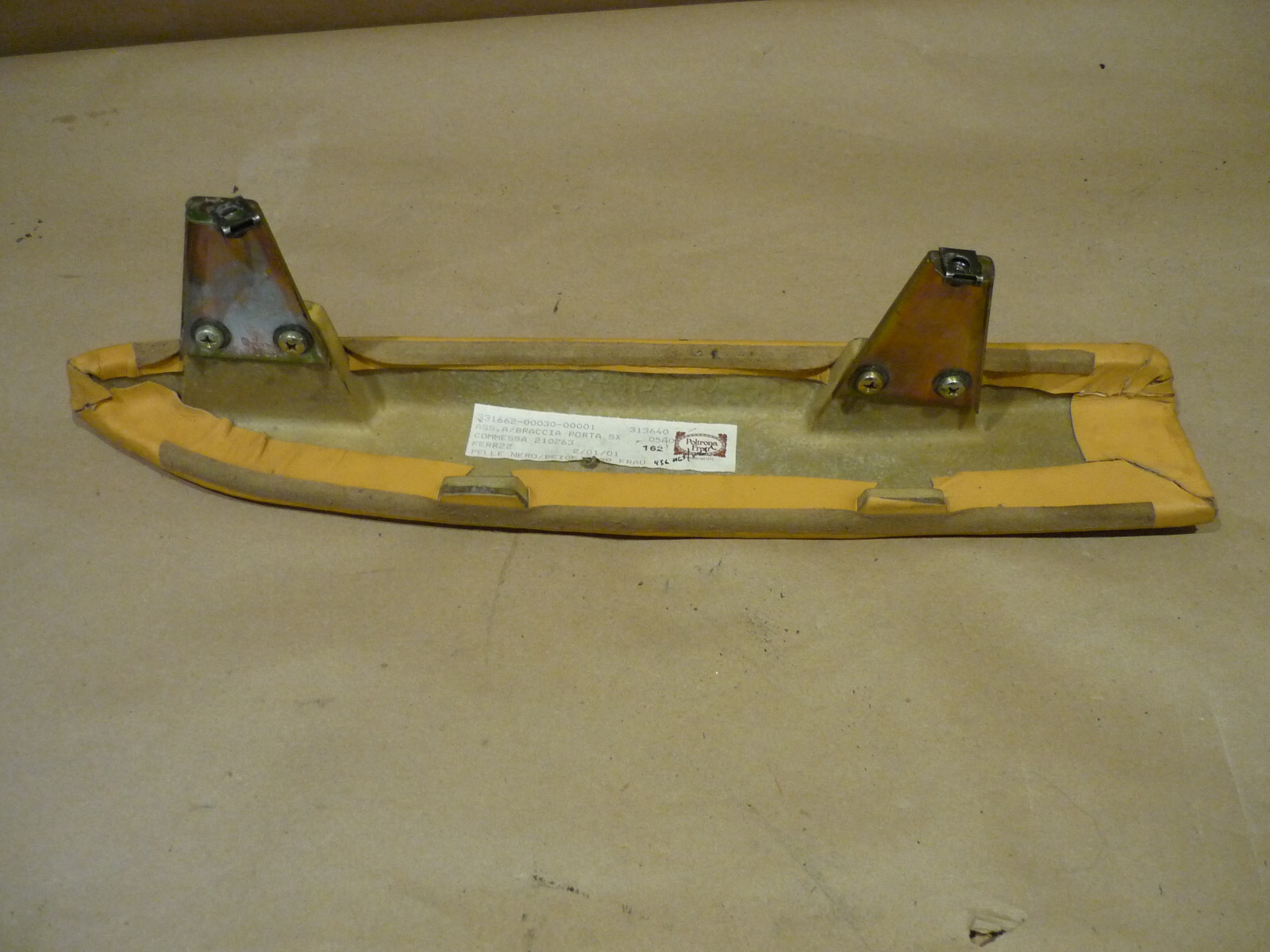 Ferrari 456 MGT/MGTA - LH Door Arm Rest Beige - P/N 65470705