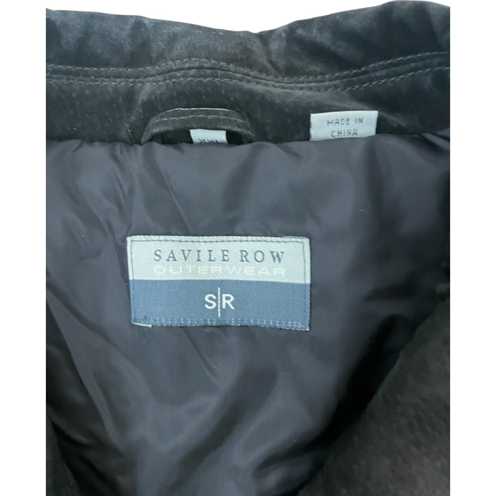 FILA Giubbotto bomber uomo Savile Row scamosciato taglia 2XL pelle marrone full zip classico