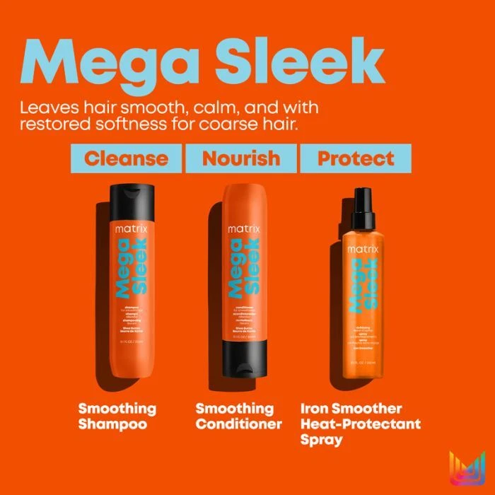 Matrix Total Results Mega Sleek Shampoo, Conditioner, Treatments & Pumps