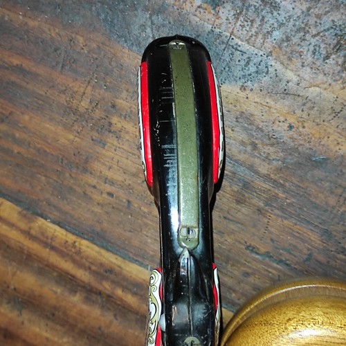 PISTOLA DE PISTOLA DE COLECCIÓN ANTIGUA ULTRA RARA DANIEL BOONE JAPÓN JUGUETE DE HOJALATA - Imagen 12 de 12