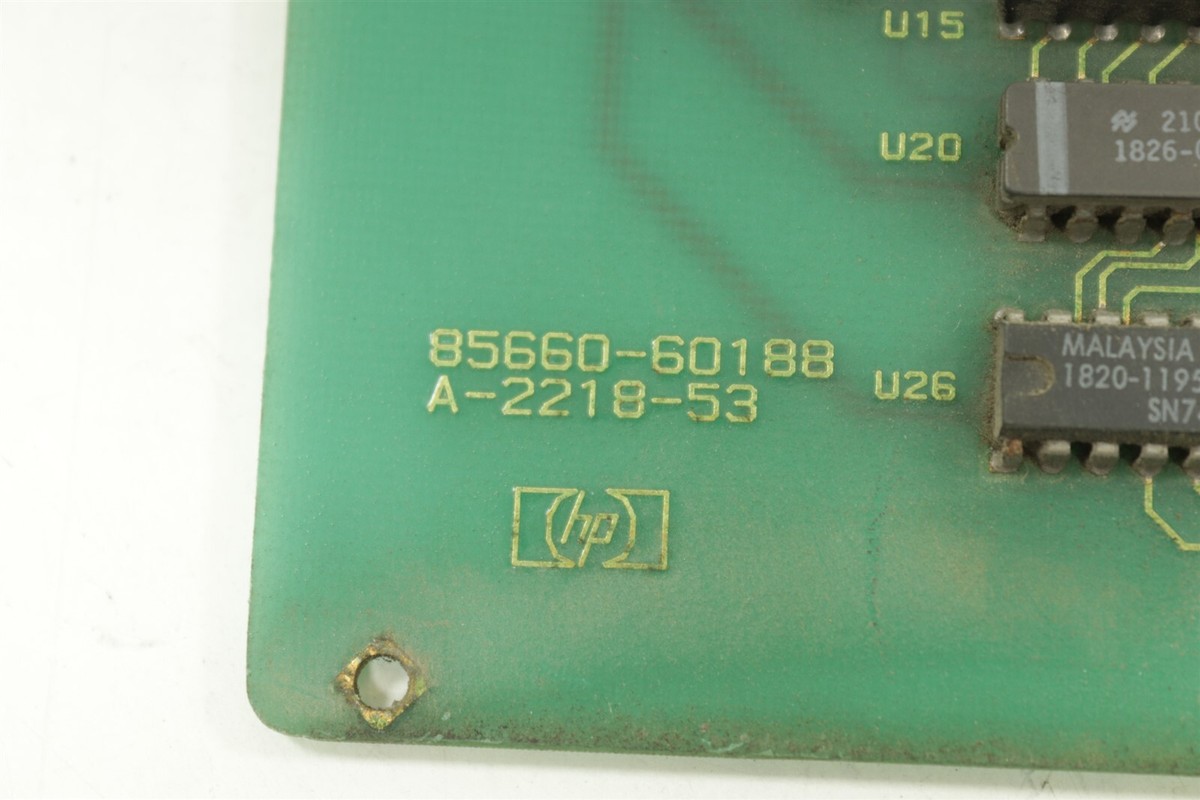 HP 8566B Benchtop Spectrum Analyzer for sale online | eBay
