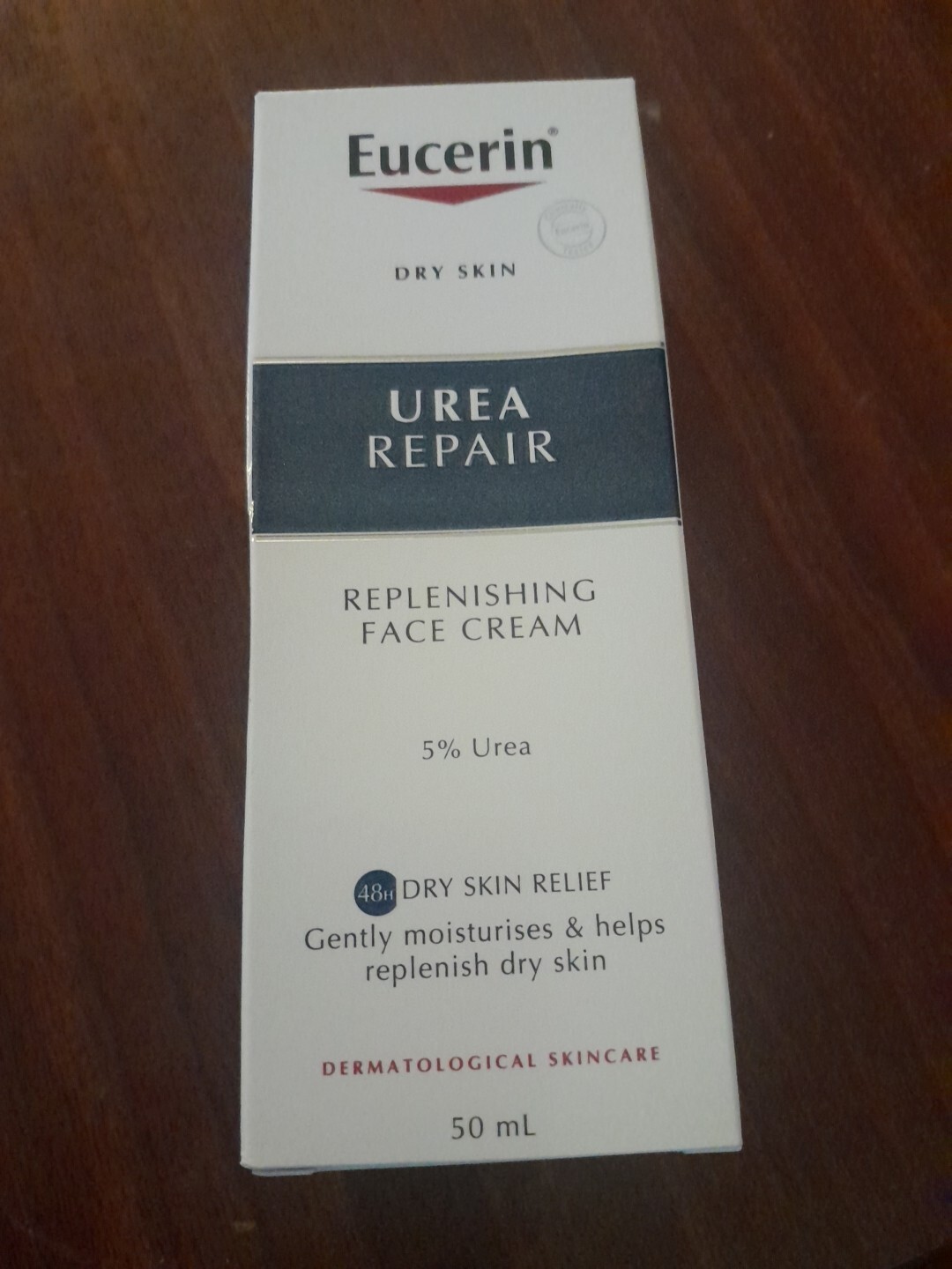 EUCERIN Very DRY SKIN 5 UREA REPAIR RICH REPLENISHING FACE CREAM 50ml