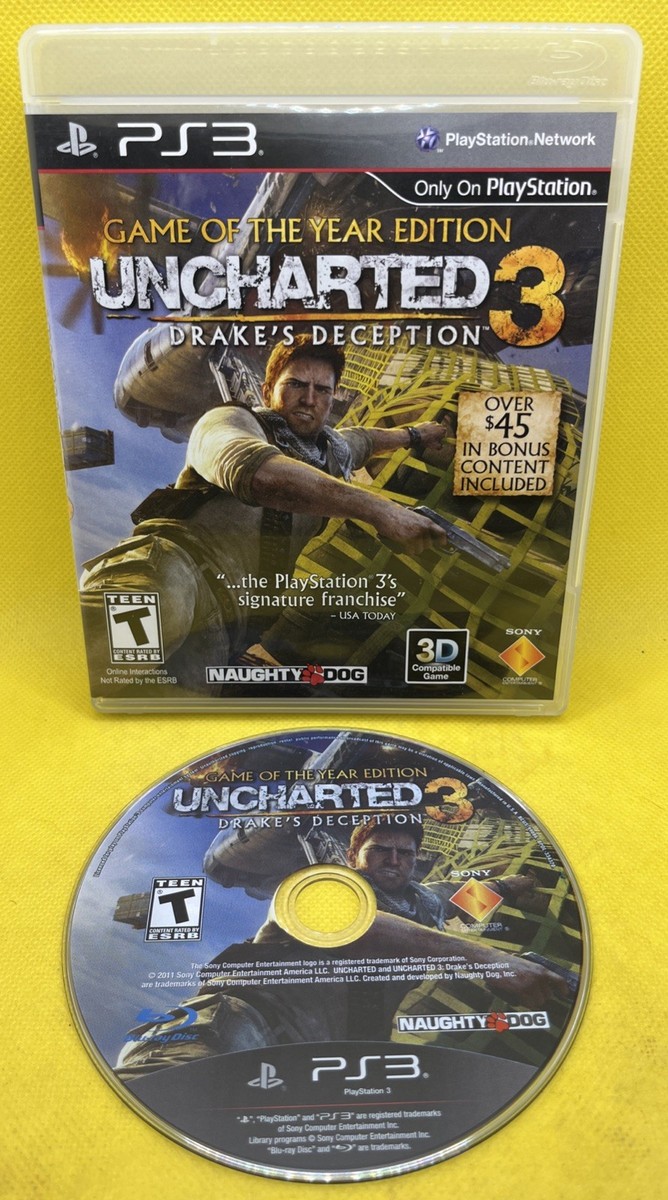 Uncharted 3: Drake's Deception G.O.T.Y.E (Sony PlayStation 3, 2012