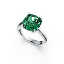 Sterling Silver Semi Mount Ring Setting Cushion CU 10X10mm Solitaire