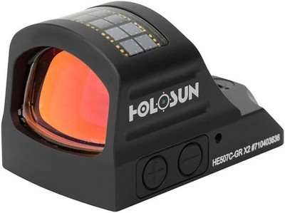 Holosun HE507C-GR Green Dot Open Reflex Sight 2 MOA Dot & 32 MOA - HE507C-GR-X2