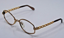 1970s Nigura Eyeglasses Model813 Color Gold 54-18-130 NEW Never Used