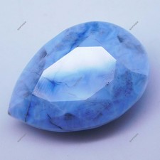 21.25 Ct Pear Cut Natural Blue Opal Stunning Loose Gemstone
