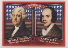 2008 Topps Historical Campaign Match-Ups Thomas Jefferson Aaron Burr n1u