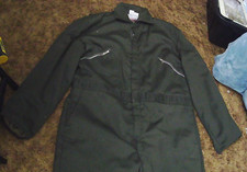 Vintage Walls Bilzzard Pruf Scovill Zipper Coveralls Olive Green Men's Large