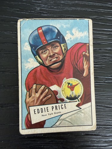 Eddie Price #123 1952 Bowman Small card