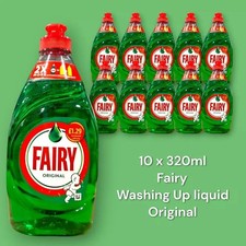 Fairy Original Washing Up Liquid 320ml - Pack of 10 4.34 per litre