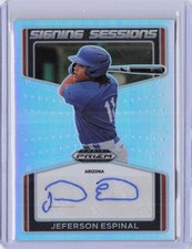 2022 Panini Prizm Draft Picks - Signing Sessions #SS-JE - Jeferson Espinal - AU