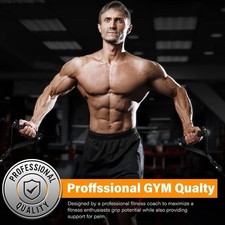 Heavy Duty Exercise Handles, Gym Handles for Cable Machine Attachment, Grip Gym