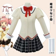 New Madoka Magica Kaname Madoka Homura Akemi Sayaka Miki Cosplay Costume