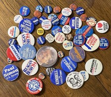 Estate Political Button Lot Presidential Pin Lot.