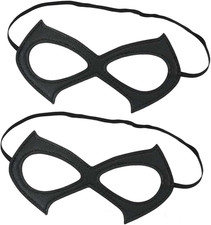 Women'S Cat Mask, Black Faux Leather Half Face Cover, Perfect for Halloween Cost