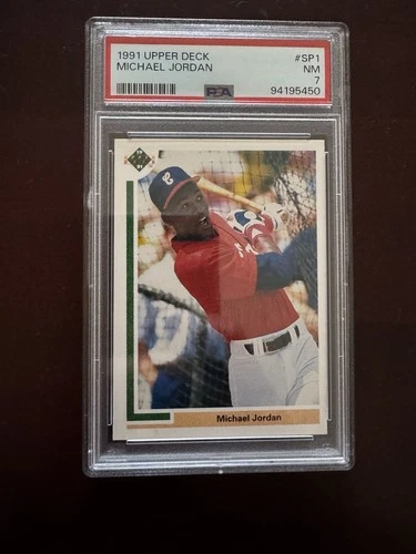 🔥 1991 Upper Deck - Michael Jordan #SP1 PSA 7 Baseball Rookie Card 🔥