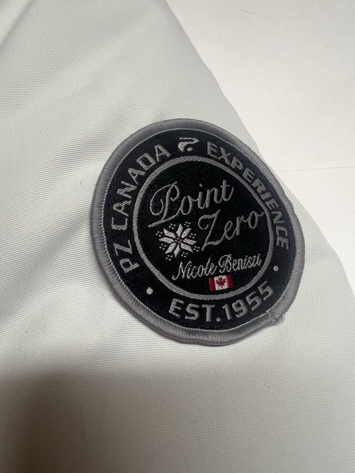 Point Zero jacket Fur Hood White Size medium Mult… - image 11