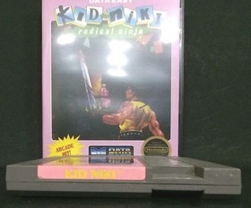 Kid Niki: Radical Ninja (Nes)(1987)[Rare] 5 Screw Variant! HTF! w Manual See Pic