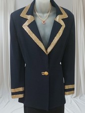 ST John Evening Jacket by Marie Gray Size 12 Black