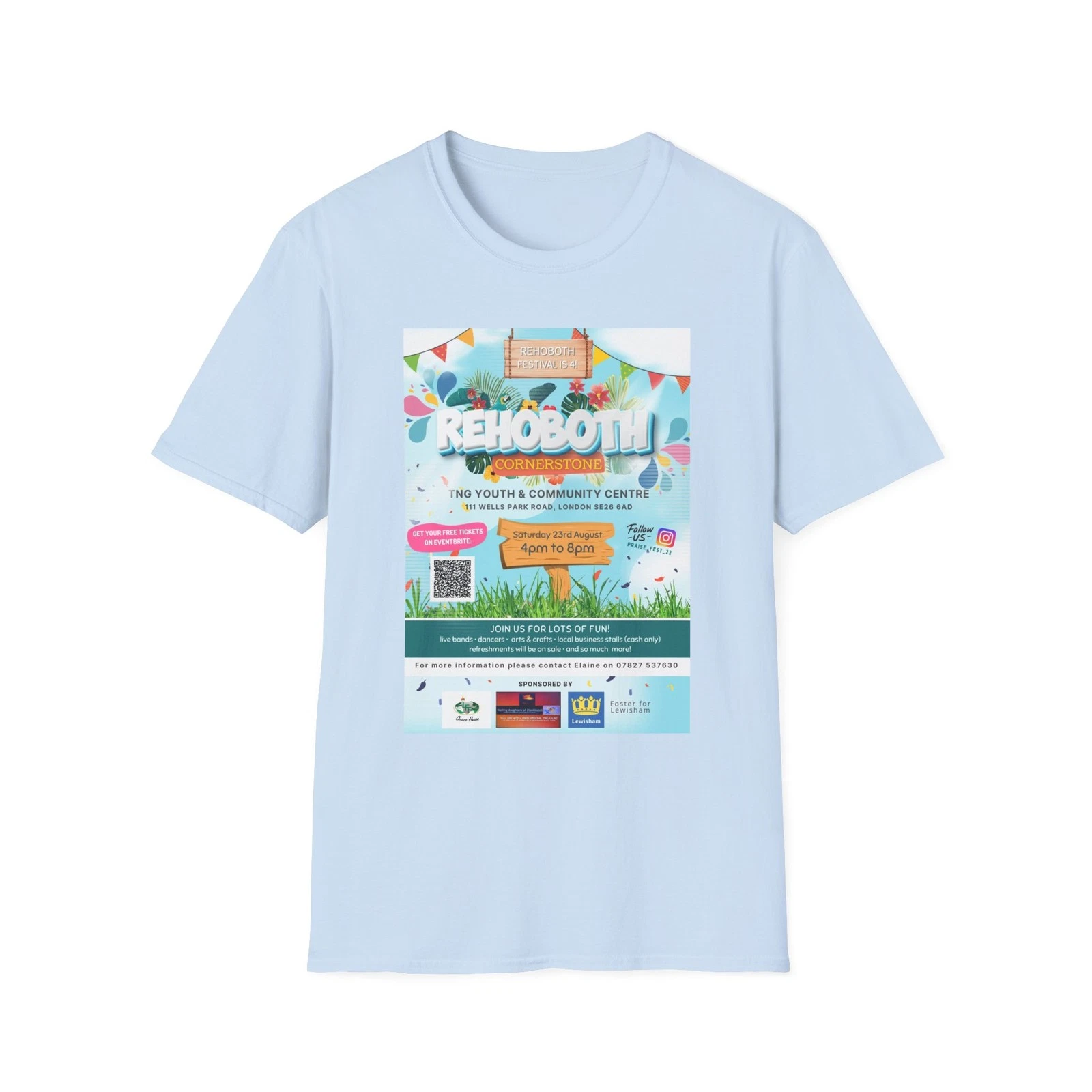 Rehoboth Community T-Shirt, Unisex Softstyle Tee, Casual Wear, Summer [...]