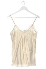 NUNA LIE Top con bretelline Donna Top Taglia IT 42 rosa elegante