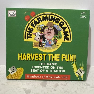 The Farming Game Board Game 1996 Harvest The Fun New Open Box