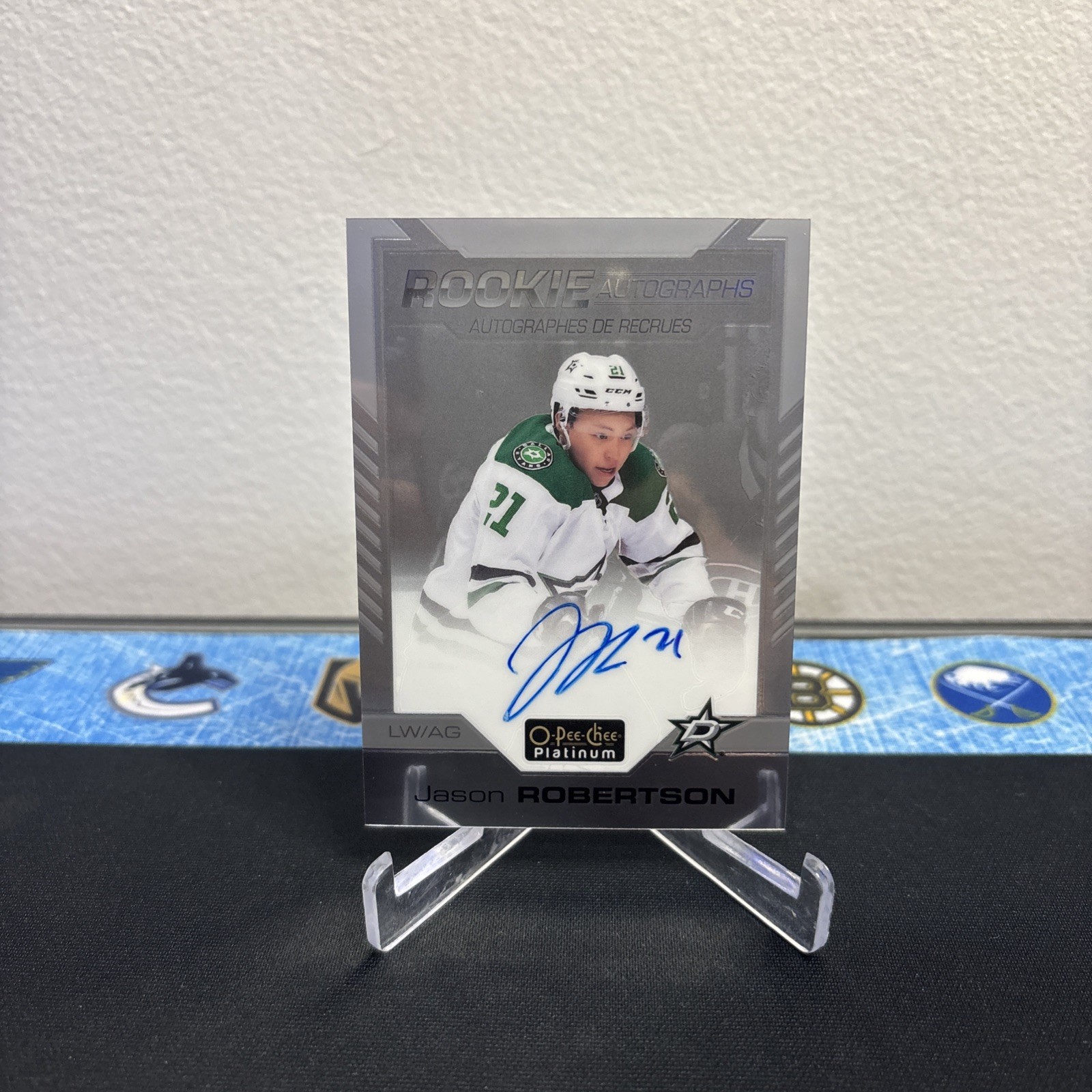 Jason Robertson 20-21 OPC Platinum Rookie Auto Dallas Stars