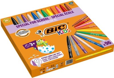 96 BIC KIDS Fasermaler Visacolor XL ecolutions, 96er Klassen-