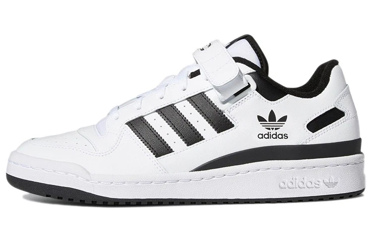 Adidas Forum Low Cloud White Core Black Women\'s 8.5 Sneakers Shoes Rhinestones! ADIDAS Forum Low FY7757 - Shiekh main image 4