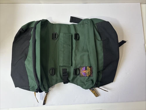 Outward Hound Pet Travel Gear Hiking Outdoor Dog Backpack Green Adjustable