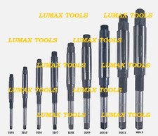9 Pcs Set Adjustable Hand Reamers A-I, H4-H12, 15/32 to 1-3/16" Inch, 6 Blades