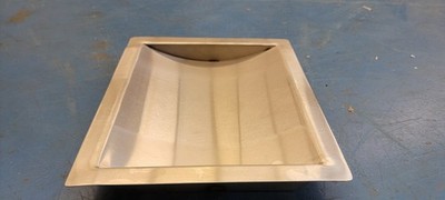 Stainless Teller Pass-Through Tray, Recessed/Flush Mount, 14''x12''x1-13/16'' 