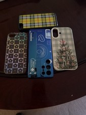 Lot of 4 Mixed Phone Cases iPhone / Android Protective Covers Cute Pattern Resel