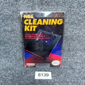 NES Cleaning Kit [First Print] NES Complete w/ Manual Poster CIB VGC