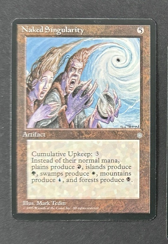 *** Naked Singularity Ice Age *** NM+ NEVER PLAYED MTG Magic VINTAGE FAST SHIP