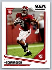 2018 Score Bo Scarbrough Rookie Alabama Crimson Tide RC #366