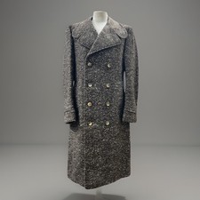 Vintage Confezioni Sanremo Young Club Herren Woll Zweireiher Mantel Gr.52