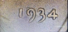 1934 Wheat cent strong double die on date DDO-001 very rare FS-01-1934-102
