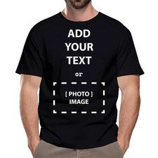 Custom Designed Crewneck T-Shirt Personalized Shirt for Men Or Women