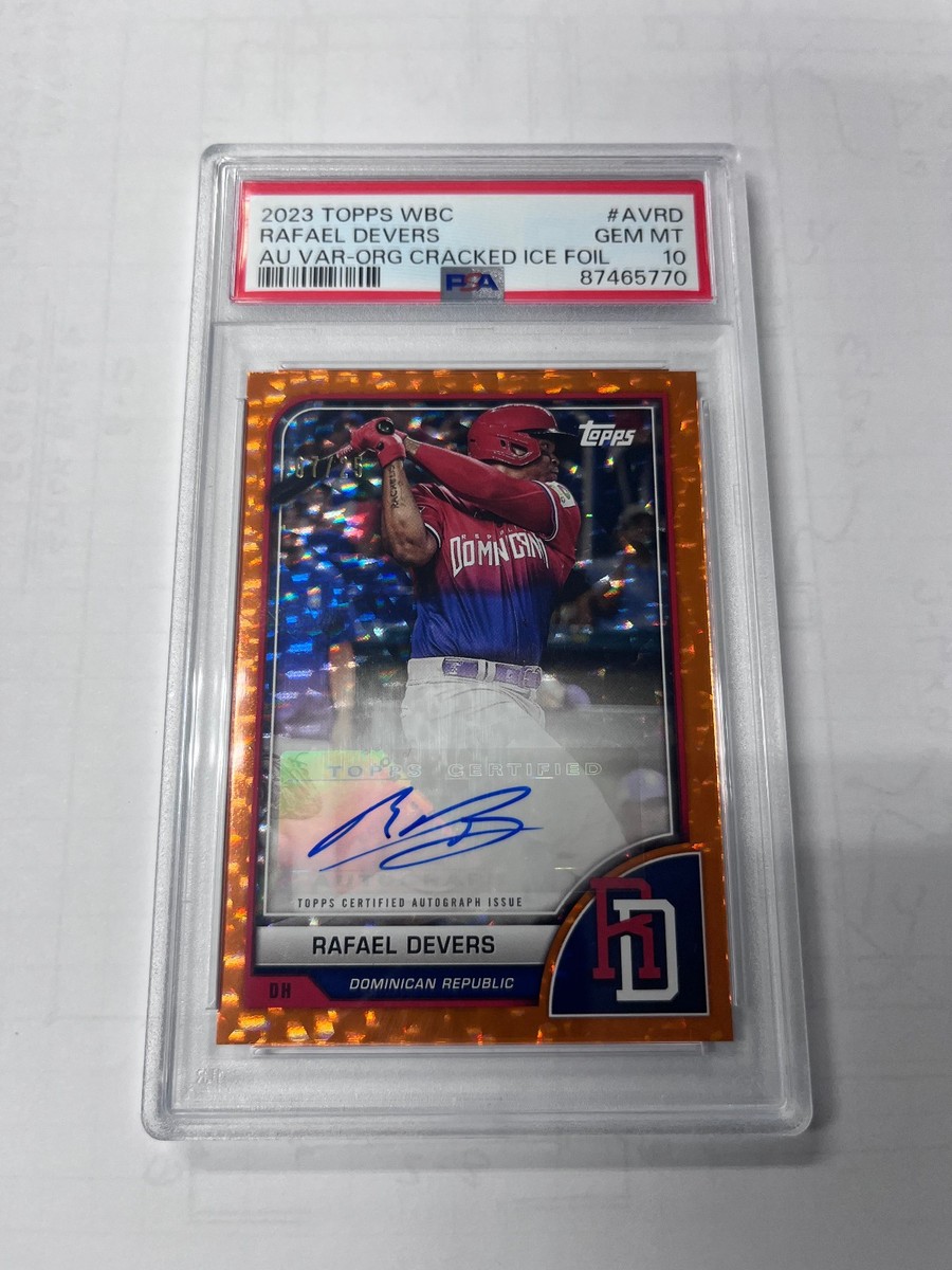 2023 Topps World Baseball Classic - Autographs Rafael Devers #AV 
