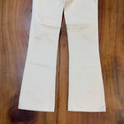 Vintage Y2K XOXO Women's Pants 5 Low Rise Flare leg Front zip Cream Cotton RR1 — photo 2