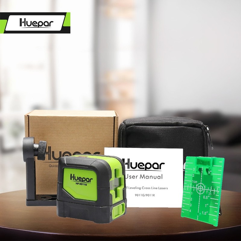 Huepar Green Laser Level Cross Line Self Leveling Beam Laser Horizontal Vertical