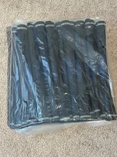 Bravado Golf Grips 50 Piece Bulk Set with 50 Adhesives — Black with Blue Accents